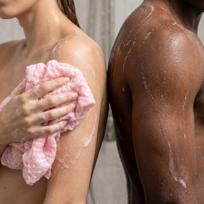 Toalla exfoliante de ducha Venasta