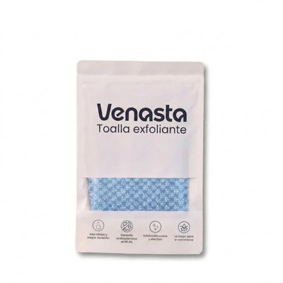 Toalla exfoliante de ducha Venasta