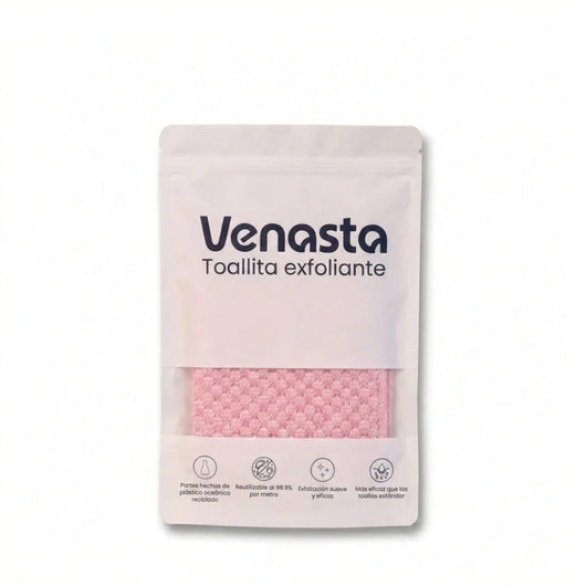 Toalla exfoliante de ducha Venasta