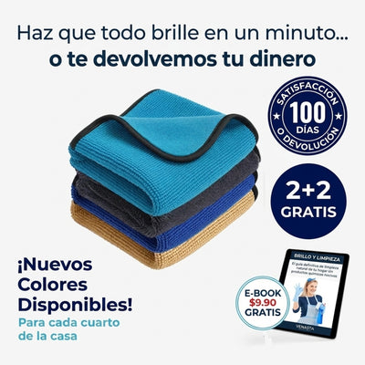 Paño ProClean – Limpieza profunda sin esfuerzo y sin rayas