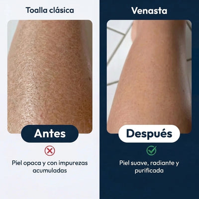 Toalla exfoliante de ducha Venasta